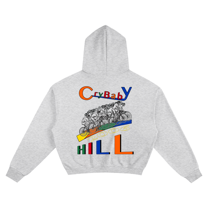 Crybaby Hill Cyclists Boxy Hoodie