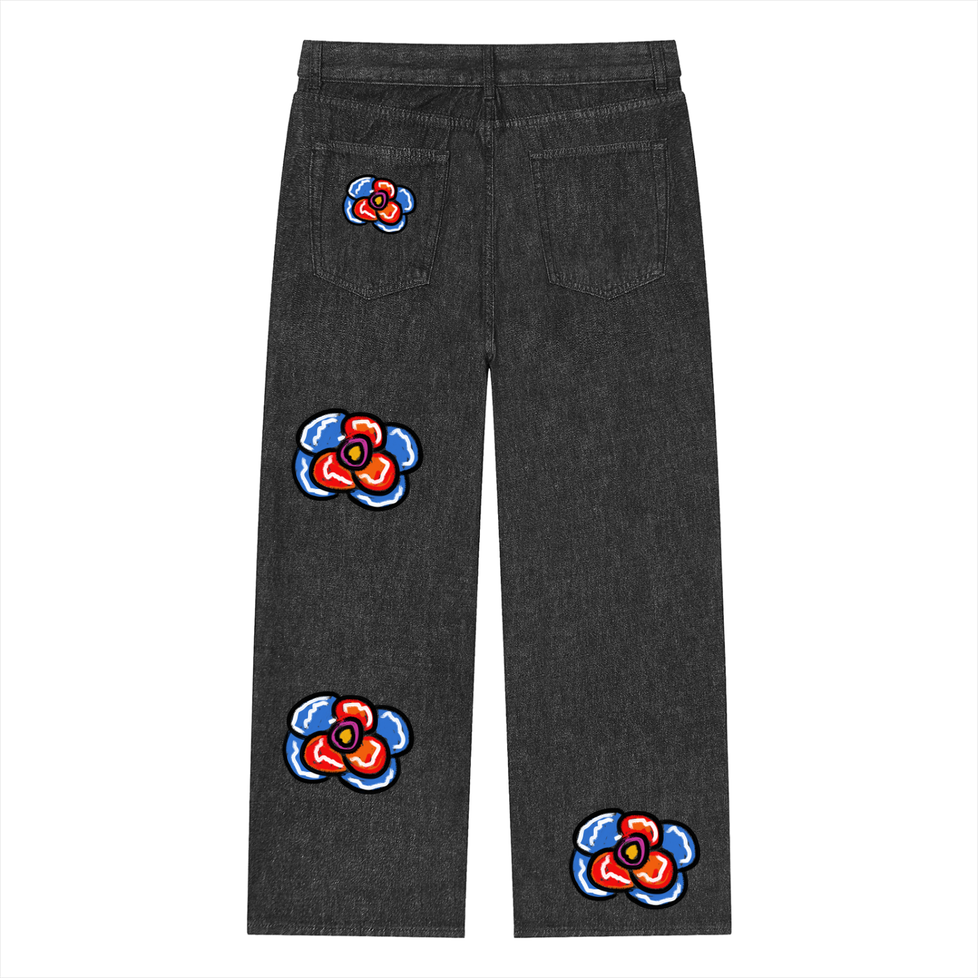 Flowery Jeans