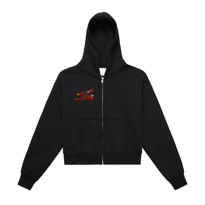 Tulsa, Oklahoma Daze Cropped Hoodie