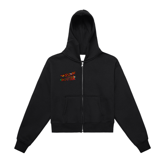 Tulsa, Oklahoma Daze Cropped Hoodie