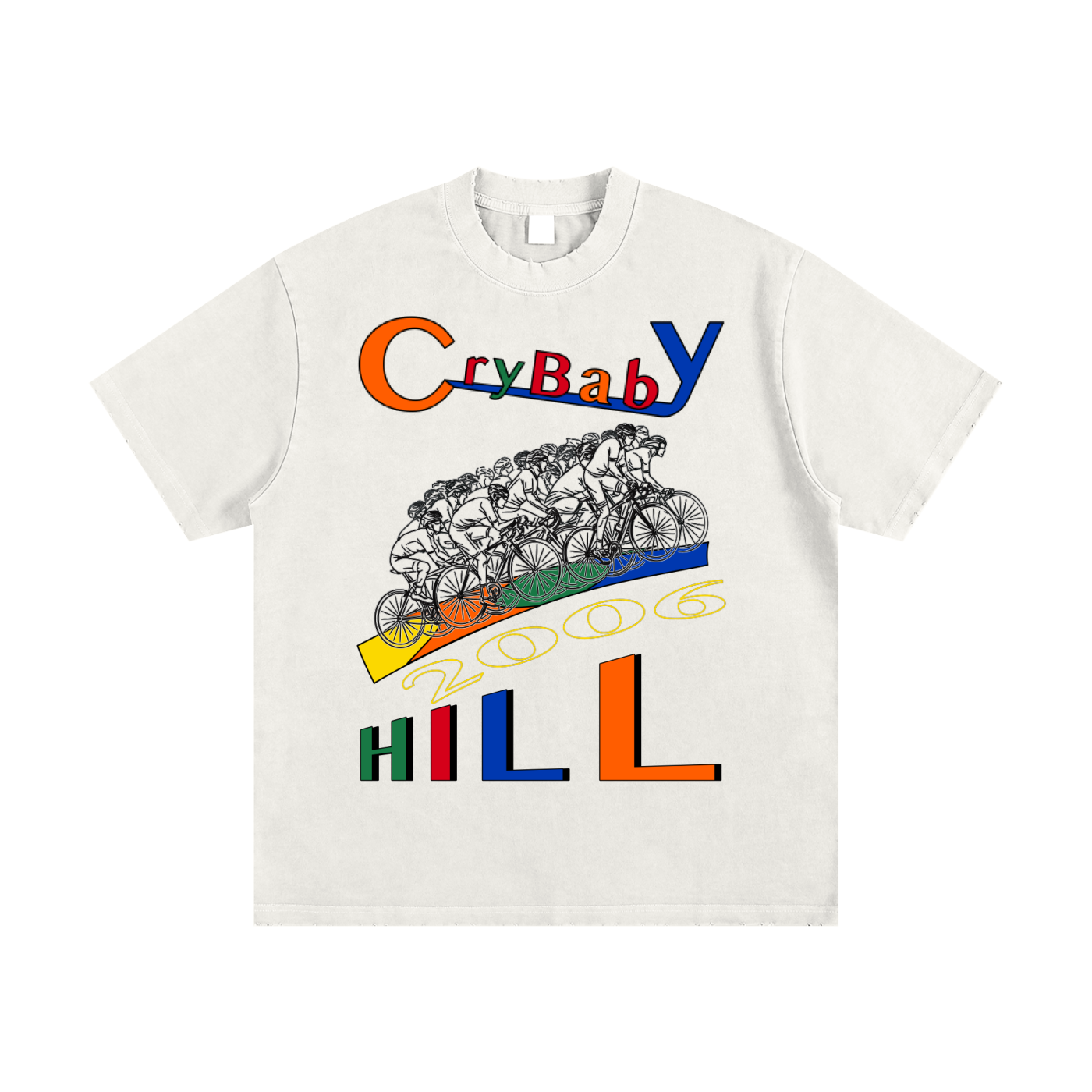 Crybaby Hill Cyclists Heavyweight Tee