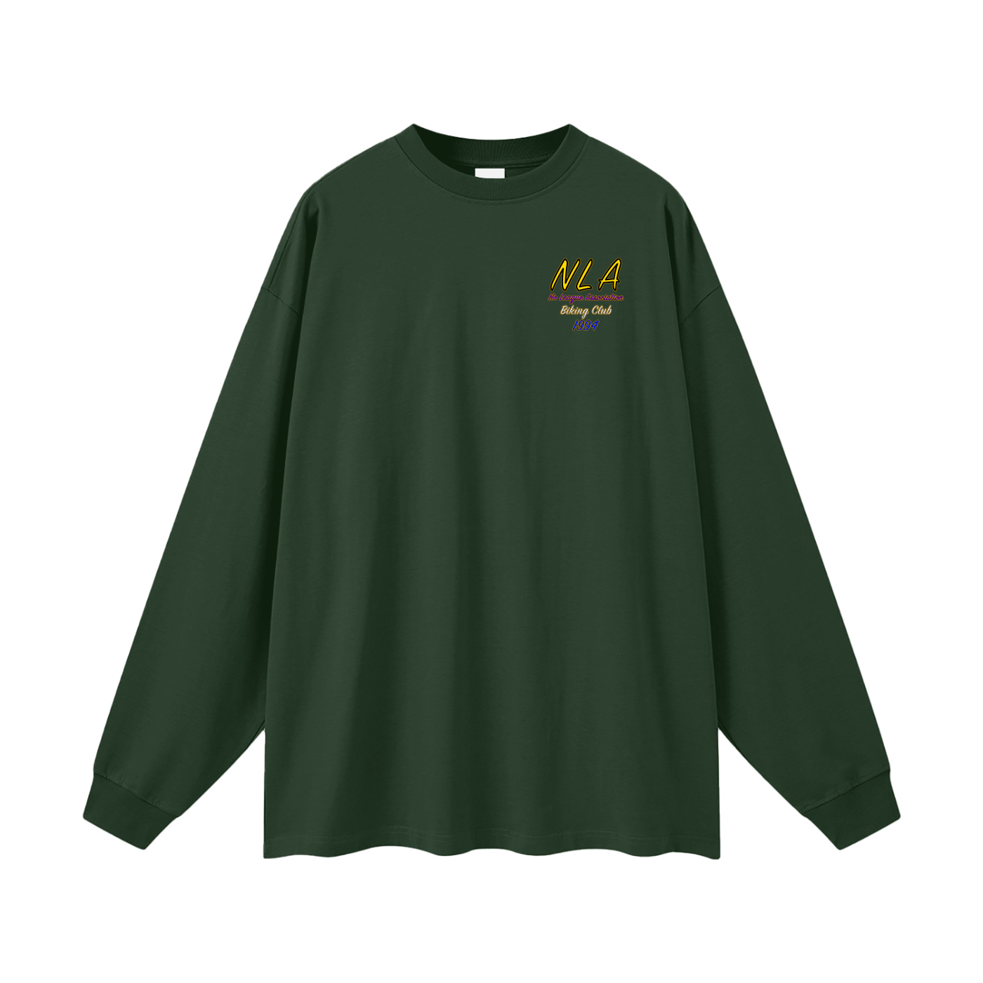 NLA Biking Club Oversized Long Sleeve T-Shirt