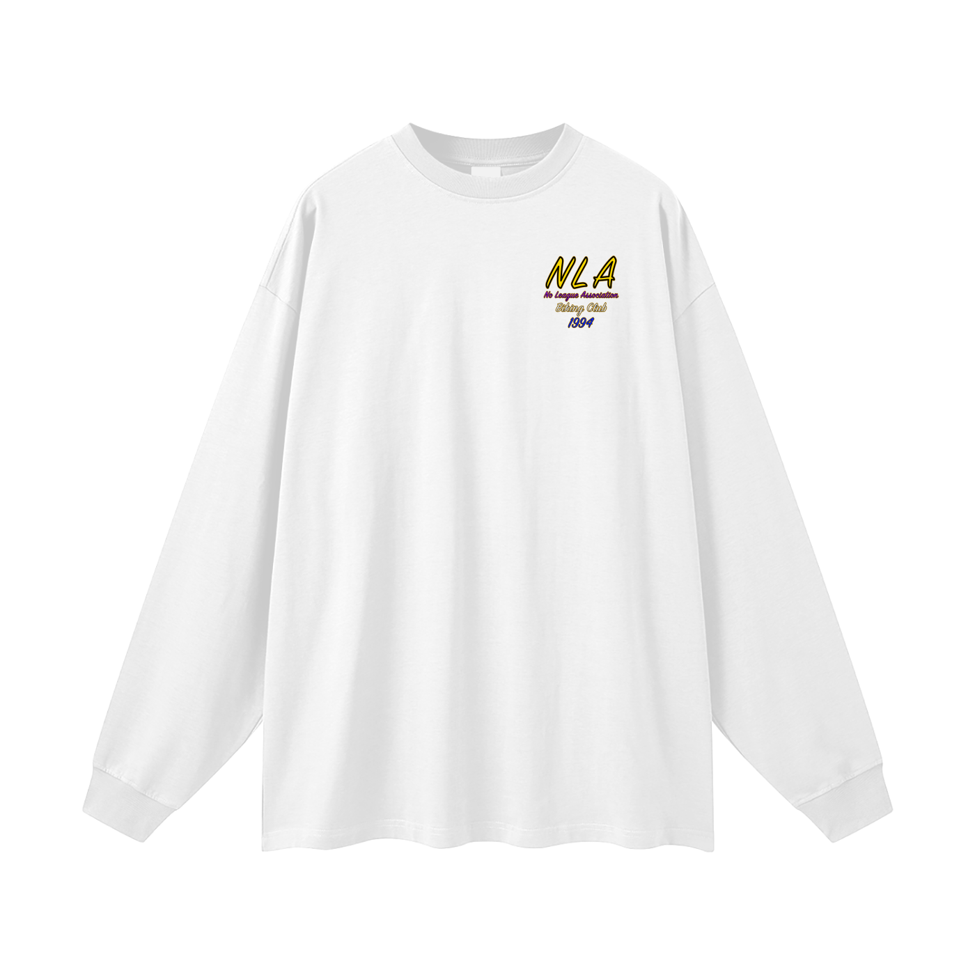 NLA Biking Club Oversized Long Sleeve T-Shirt