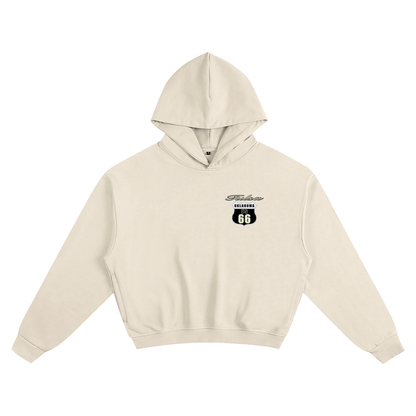 Tulsa Route 66 Boxy Hoodie