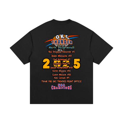 2025 Oklahoma City Thunder NBA Champions Tee