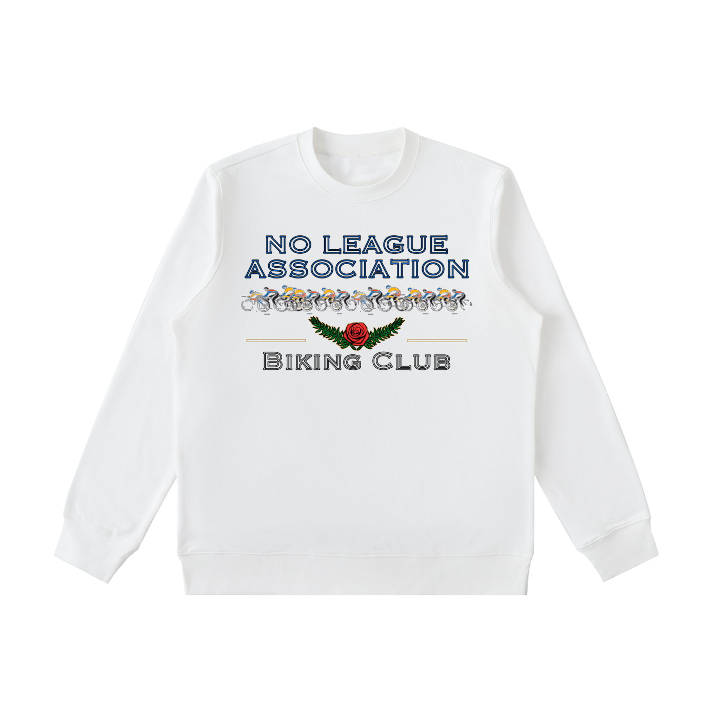 NLA Biking Club Heavyweight Crewneck  Sweatshirt