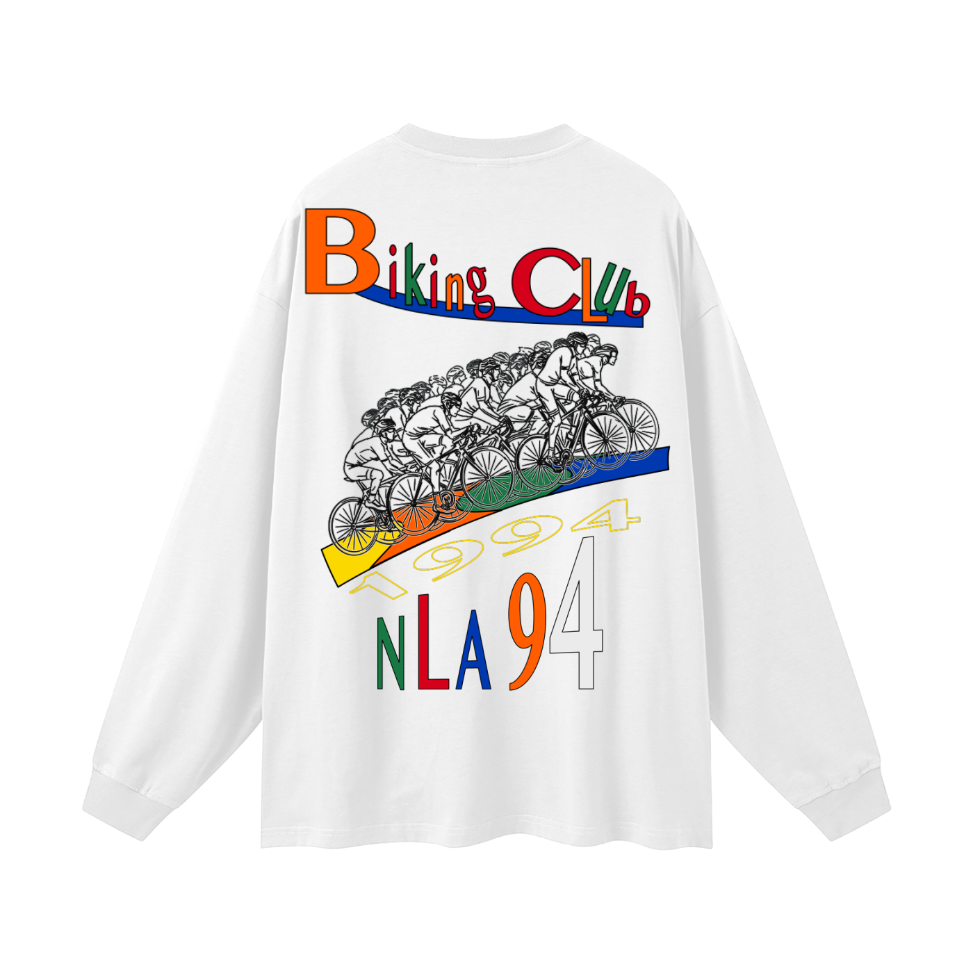 Uphill Biking Club NLA Oversized Long Sleeve T-Shirt