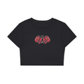 Graffiti Butterfly Crop T-Shirt