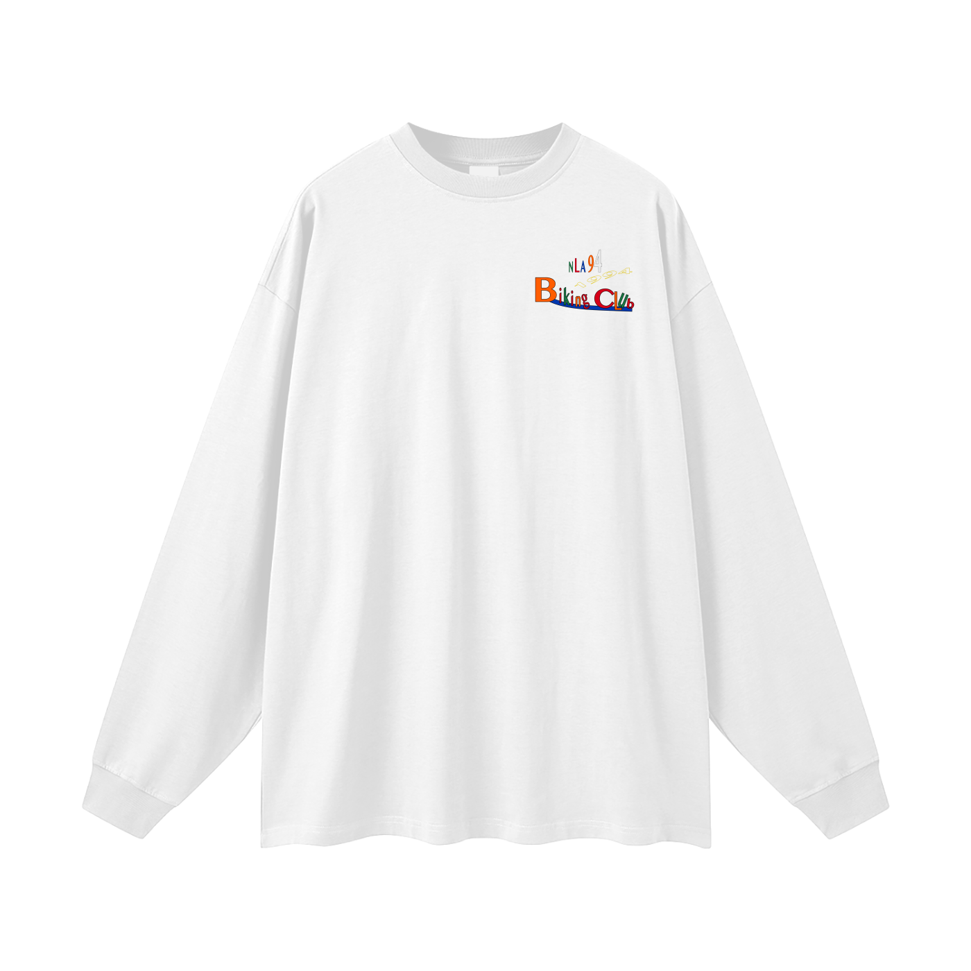 Uphill Biking Club NLA Oversized Long Sleeve T-Shirt