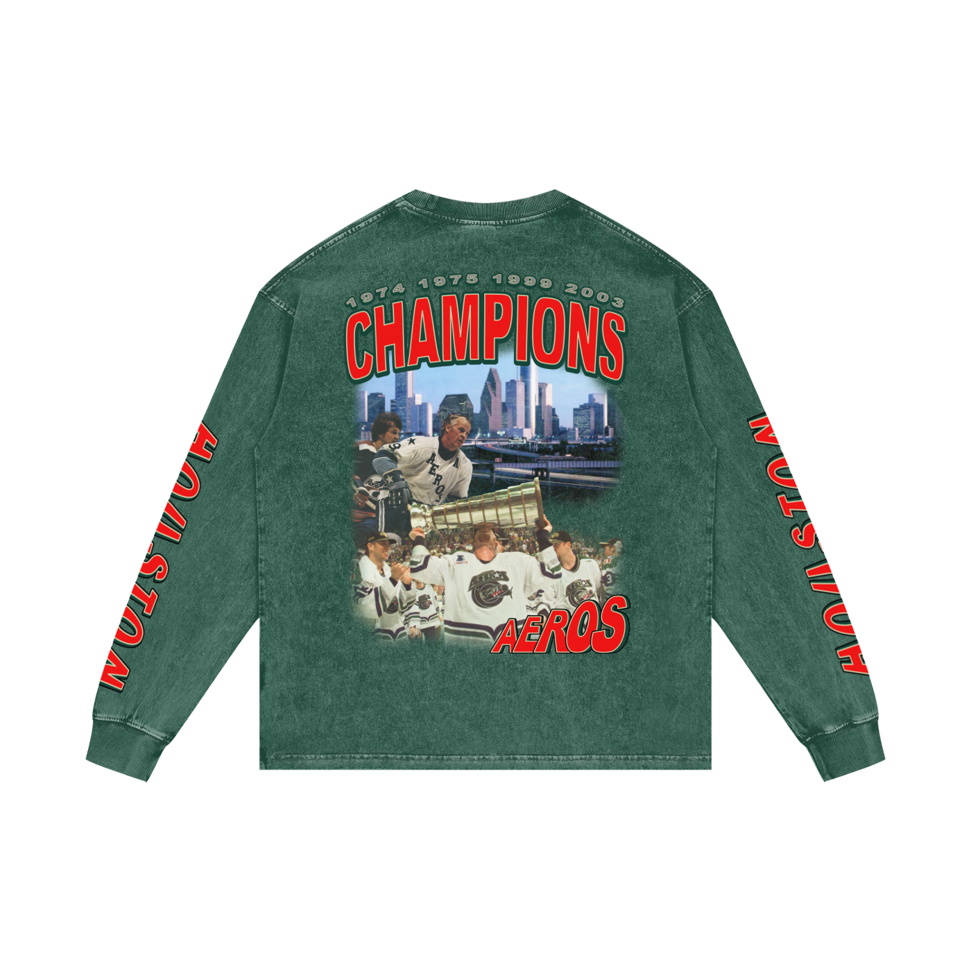 Houston Aeros Long Sleeve T-Shirt
