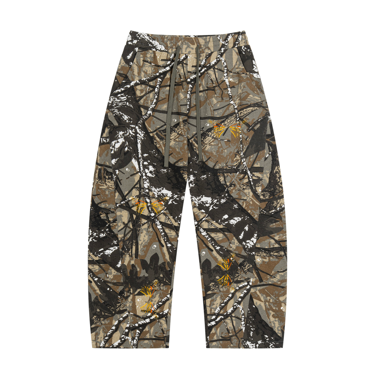 Butterfly Camo Barrel Leg Pants