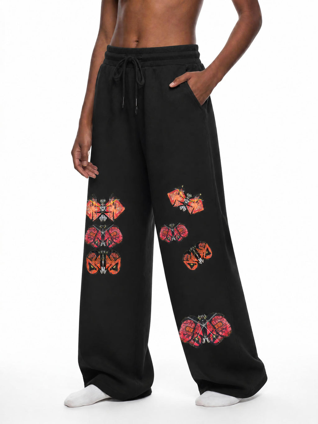 Graffiti Butterfly Sweatpants