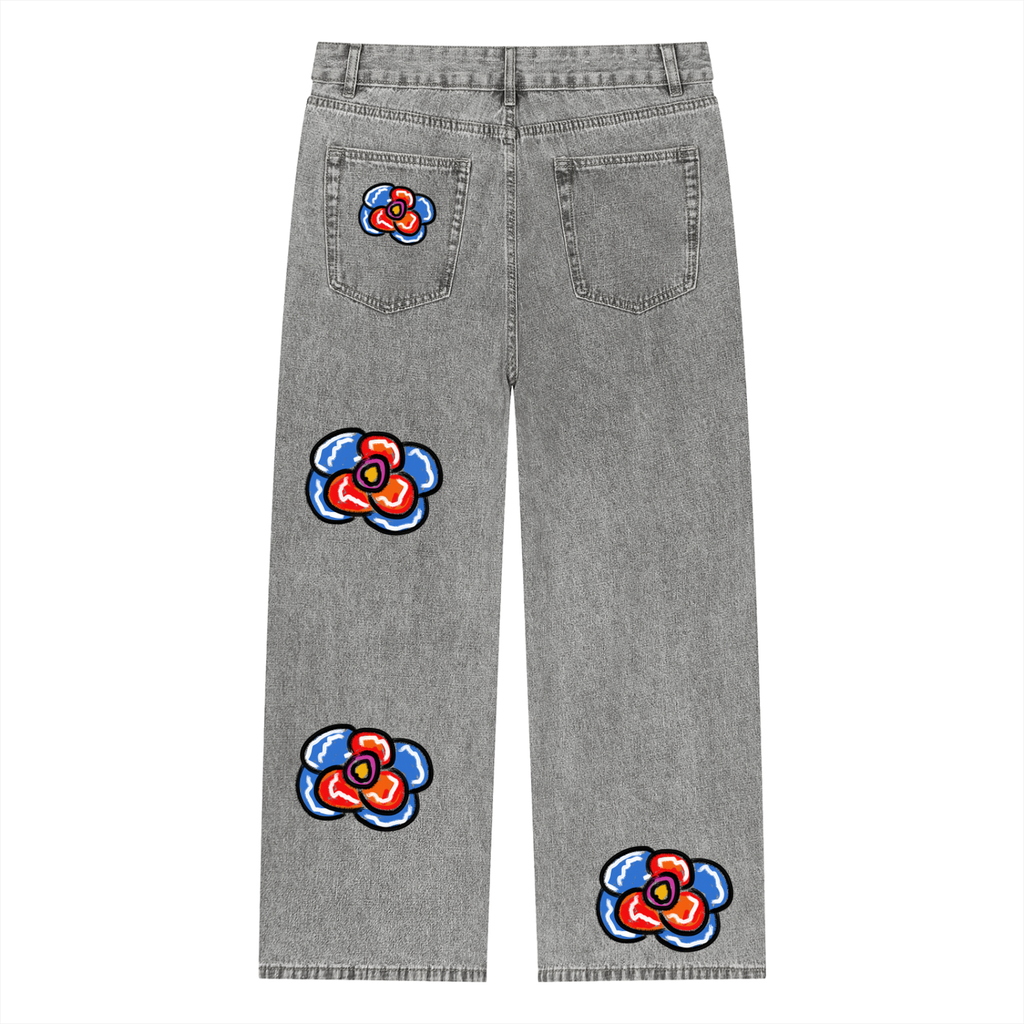 Flowery Jeans