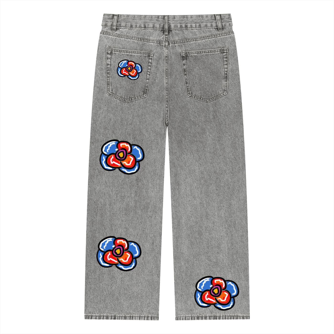 Flowery Jeans
