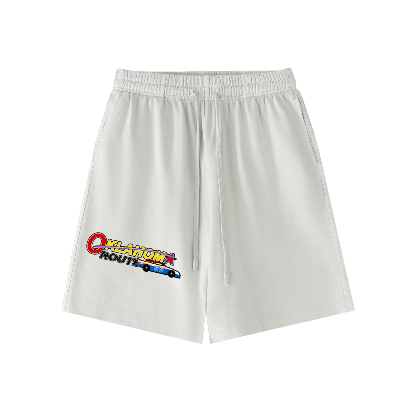 Route 66 Racing Vintage Wash Cotton Shorts