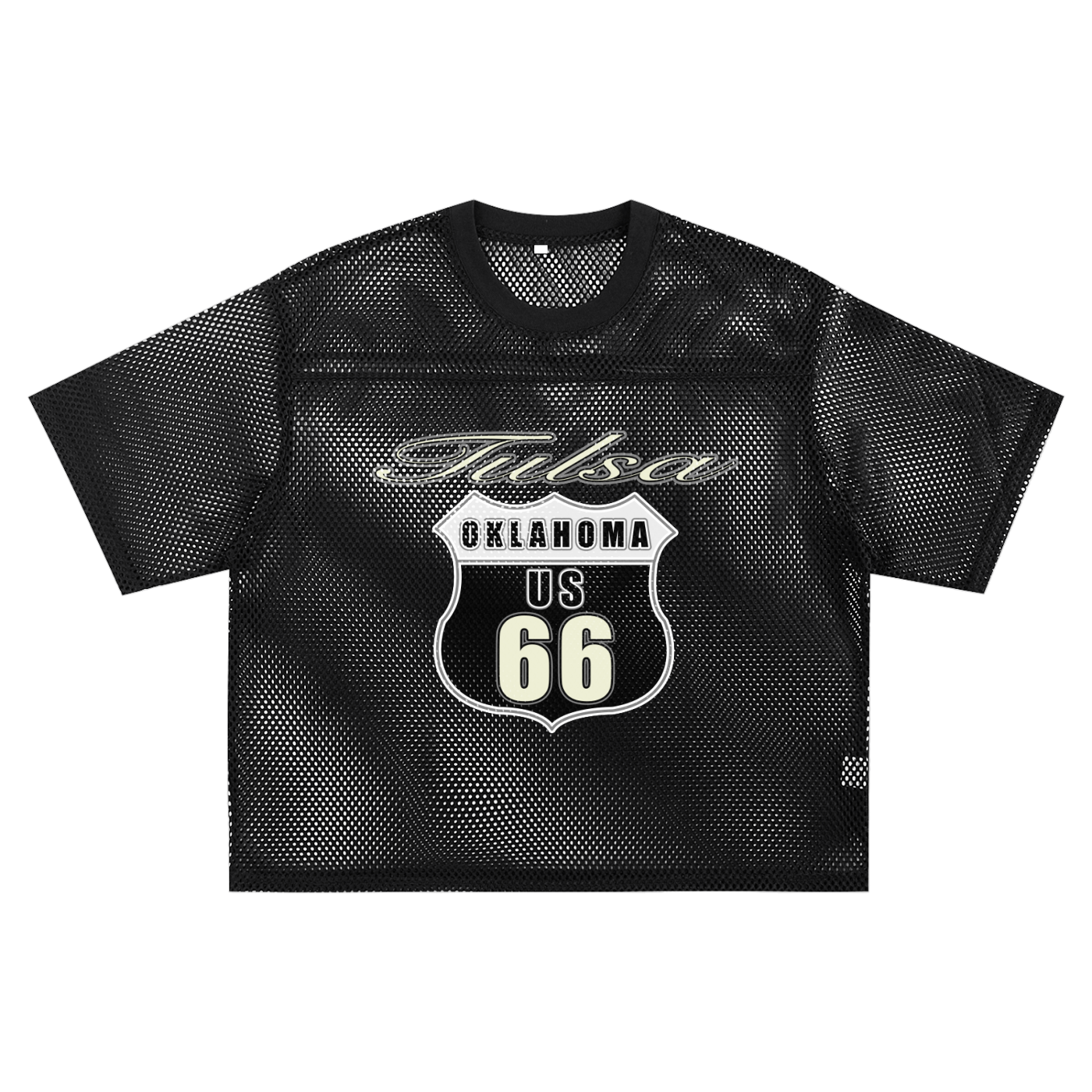 Tulsa, Oklahoma Route 66 Boxy Mesh Jersey