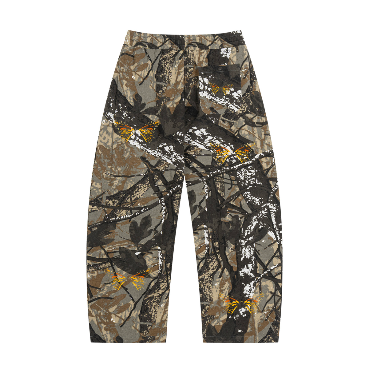 Butterfly Camo Barrel Leg Pants