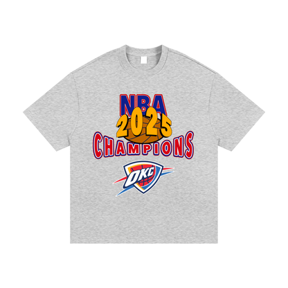 2025 Oklahoma City Thunder NBA Champions Tee