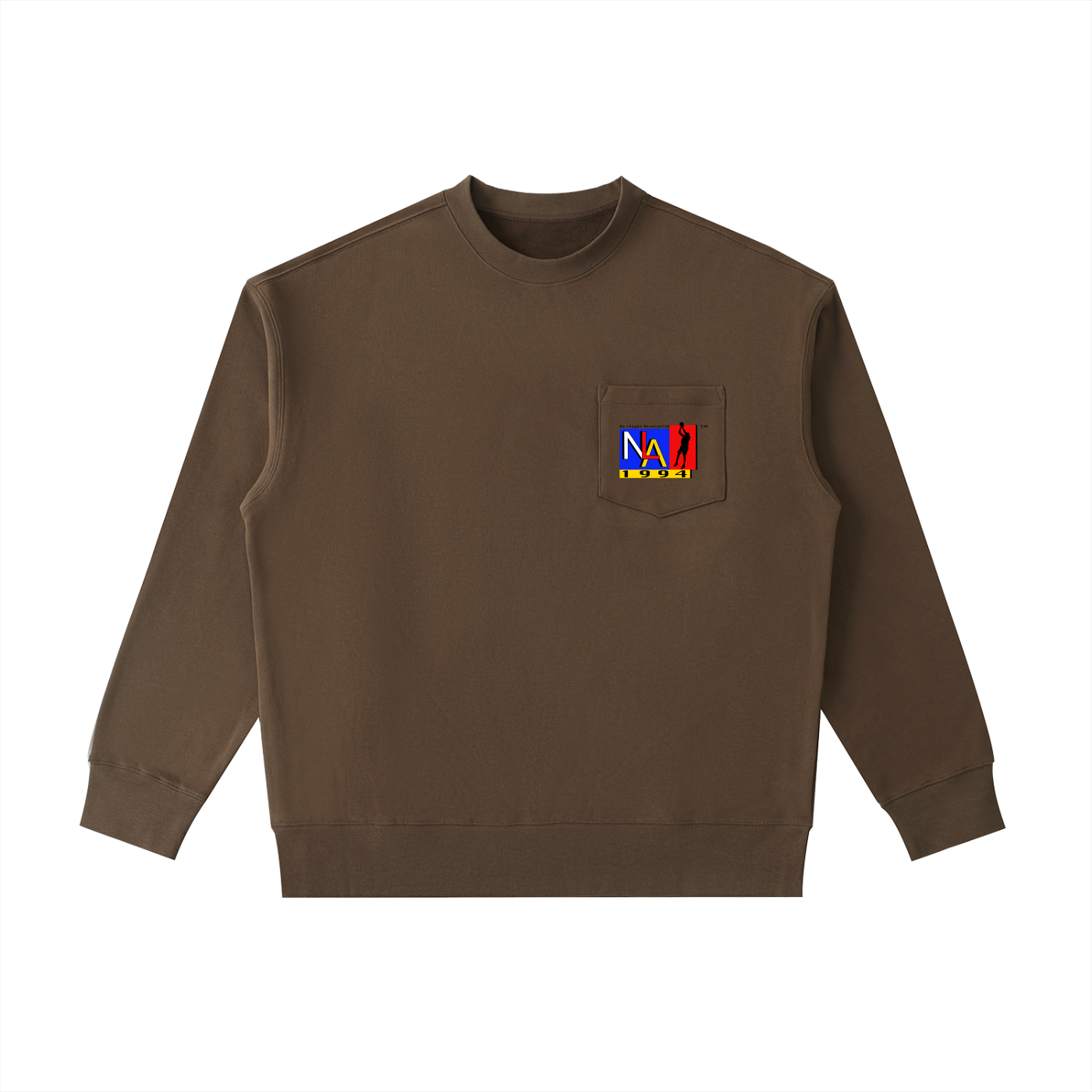 NLA Heavyweight Patch Pocket Crewneck Sweatshirt