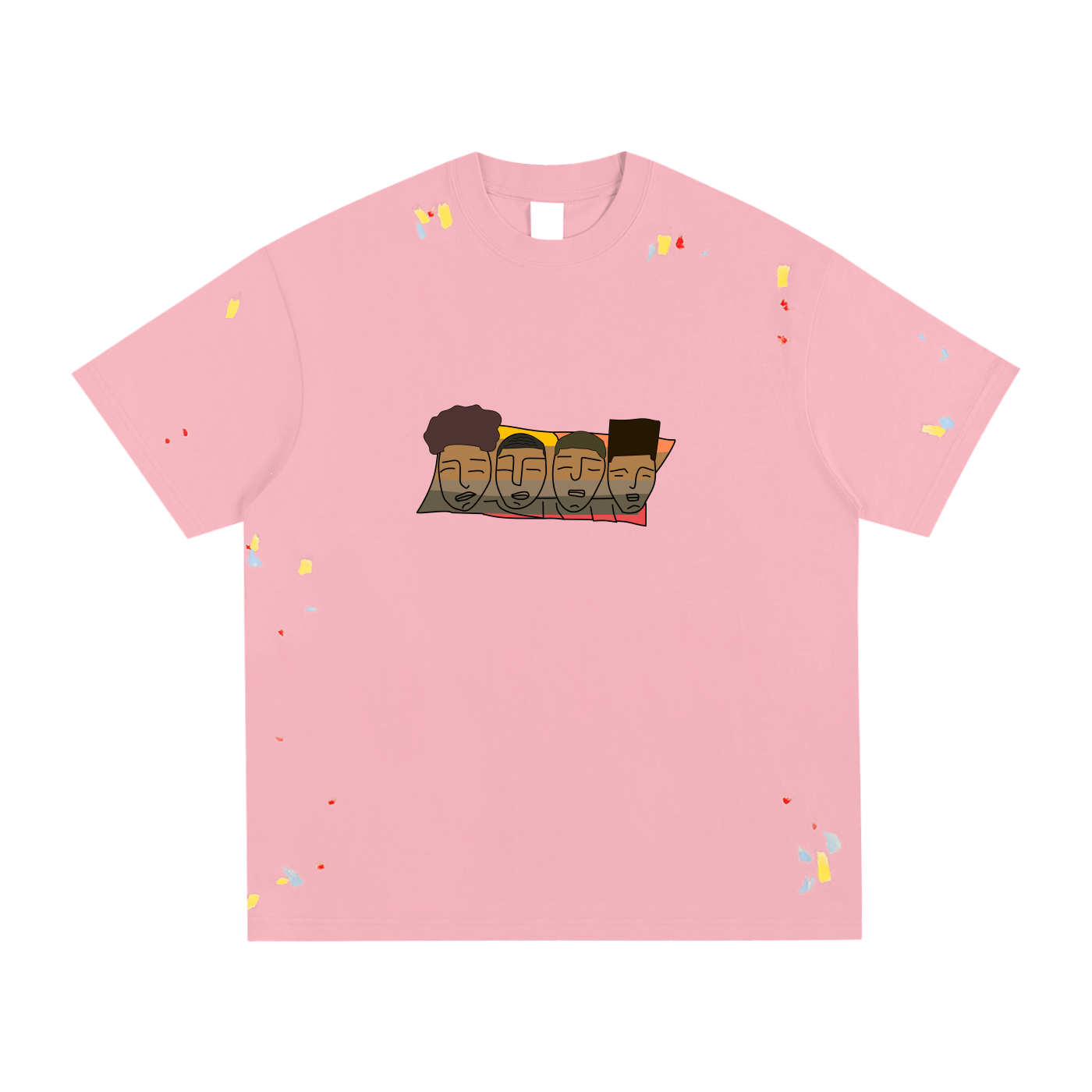 Mount Rushmore Paint Tee