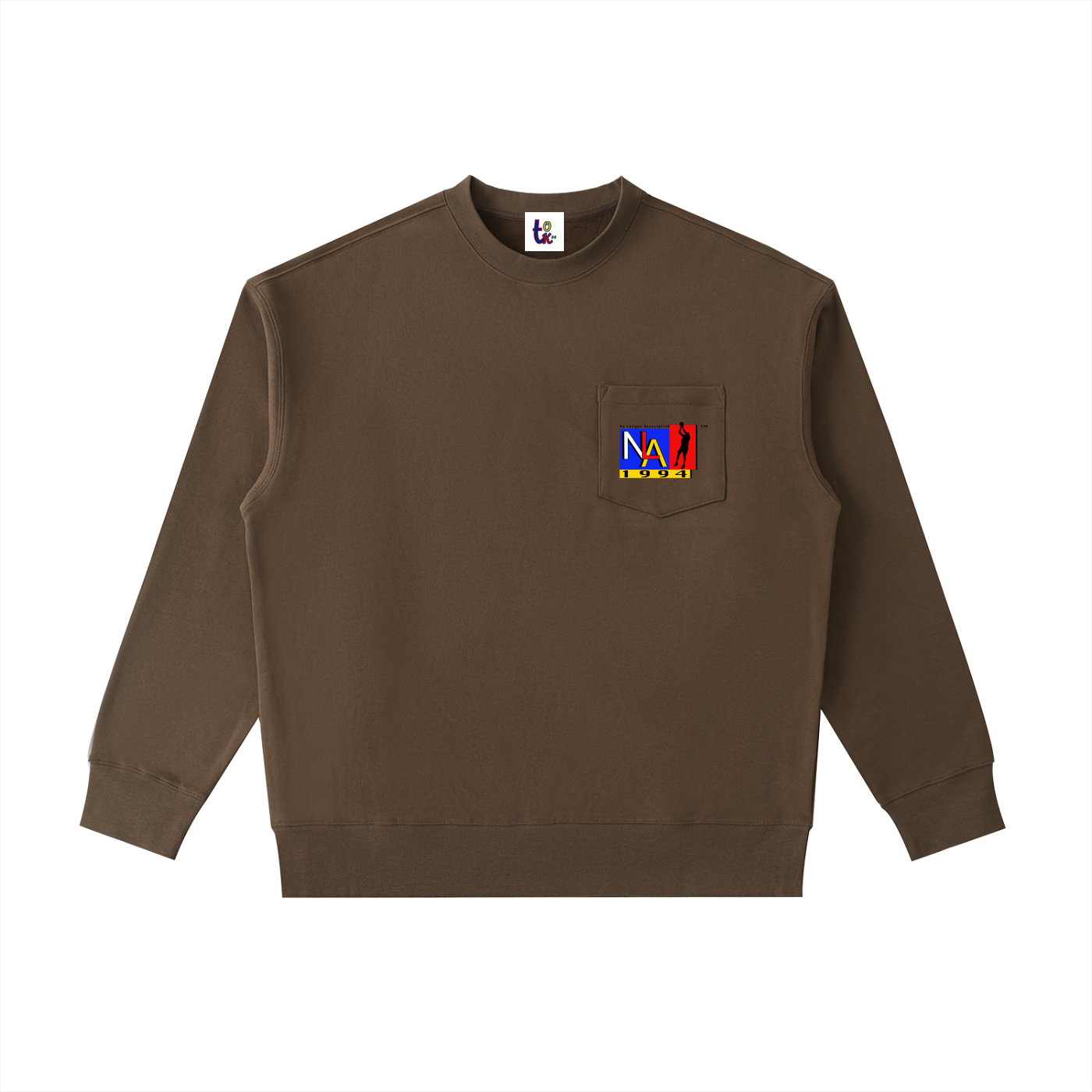 NLA Heavyweight Patch Pocket Crewneck Sweatshirt