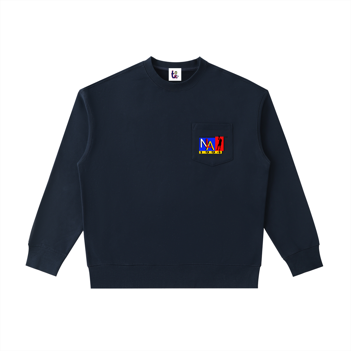 NLA Heavyweight Patch Pocket Crewneck Sweatshirt
