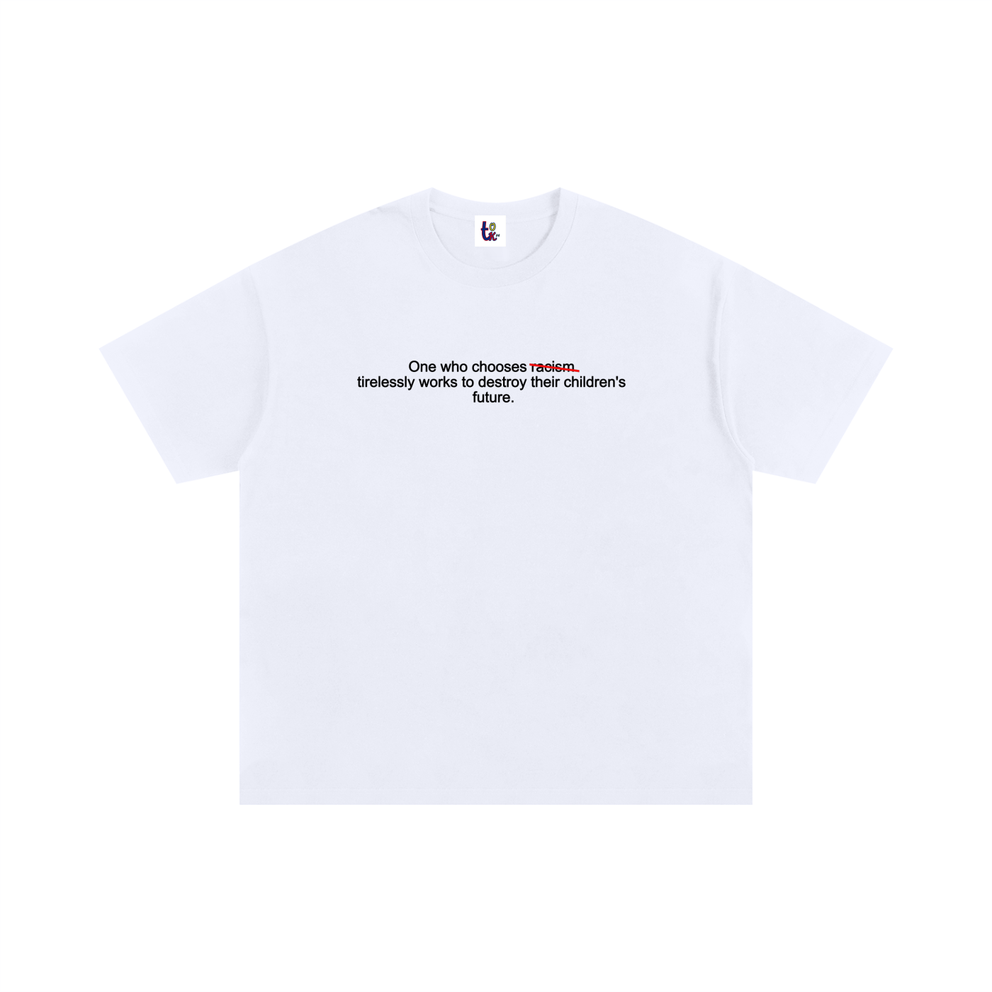 Racism Oversized Cotton T-Shirt