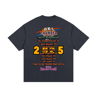 2025 Oklahoma City Thunder NBA Champions Tee