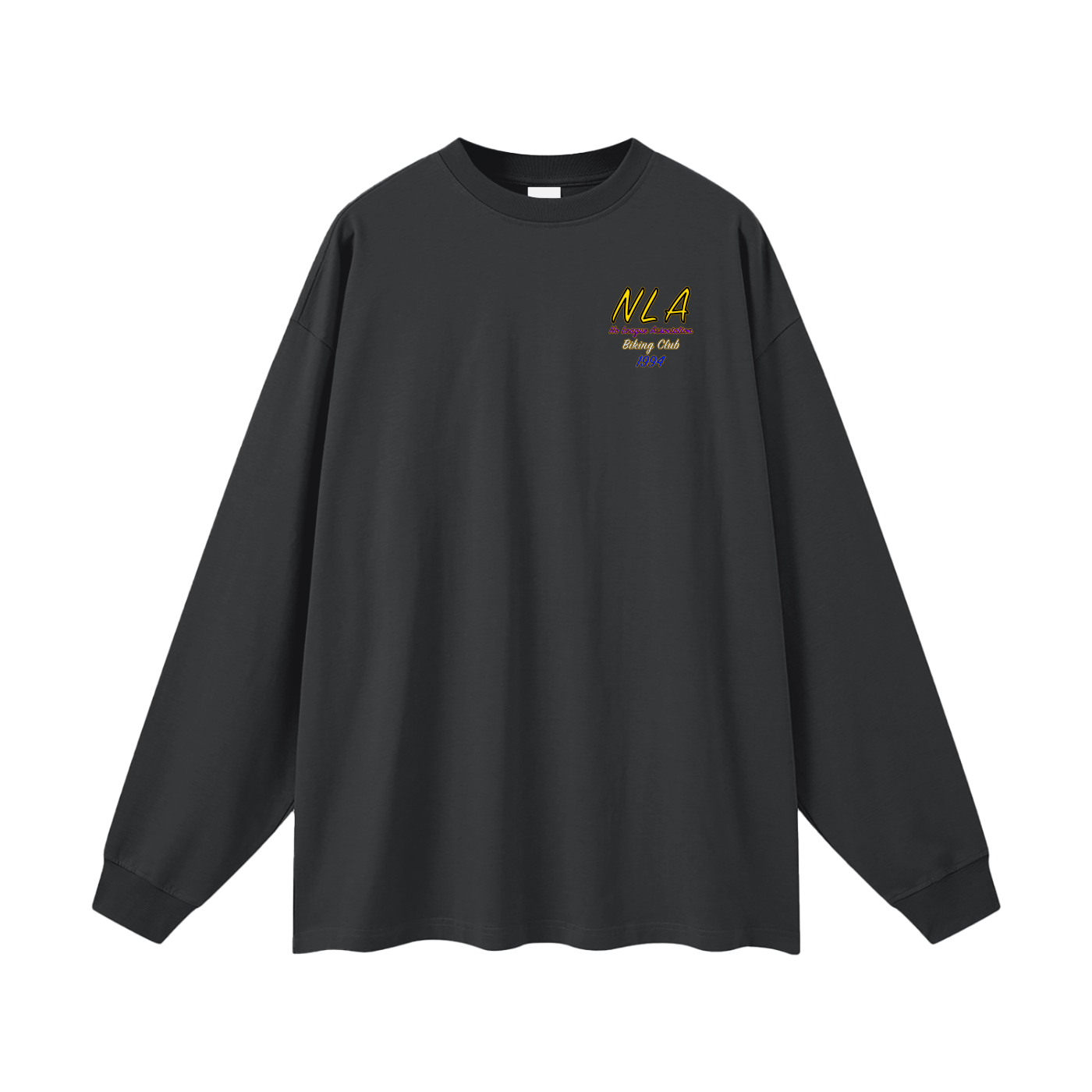 NLA Biking Club Oversized Long Sleeve T-Shirt