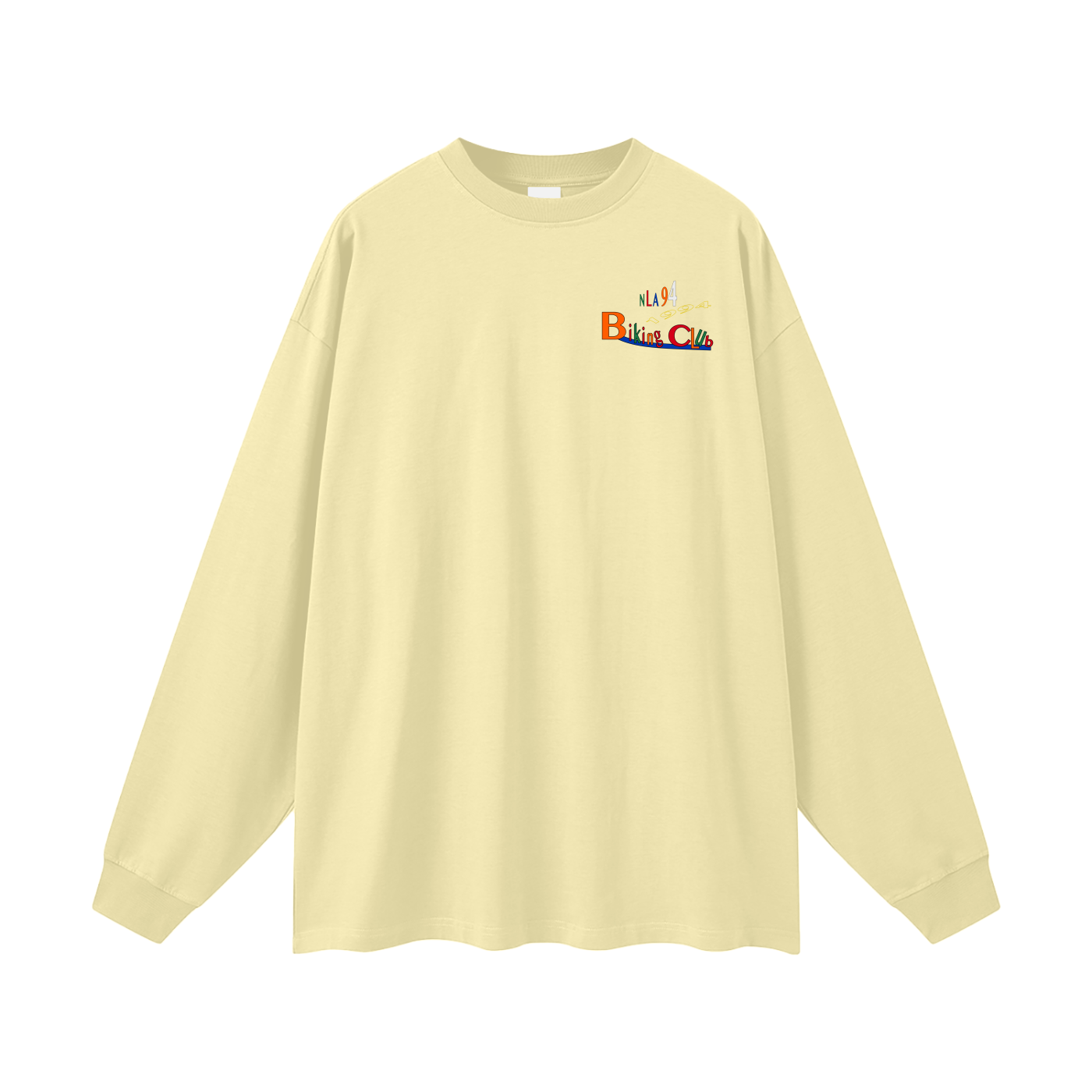 Uphill Biking Club NLA Oversized Long Sleeve T-Shirt