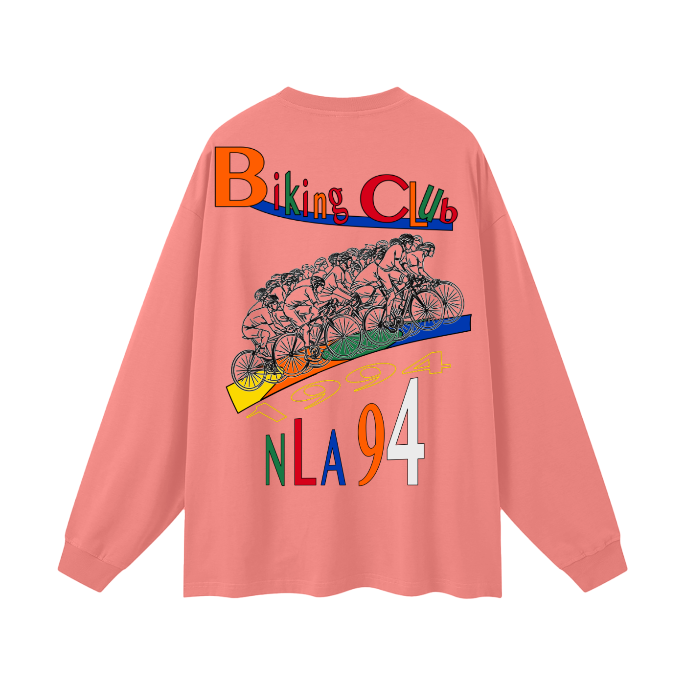 Uphill Biking Club NLA Oversized Long Sleeve T-Shirt