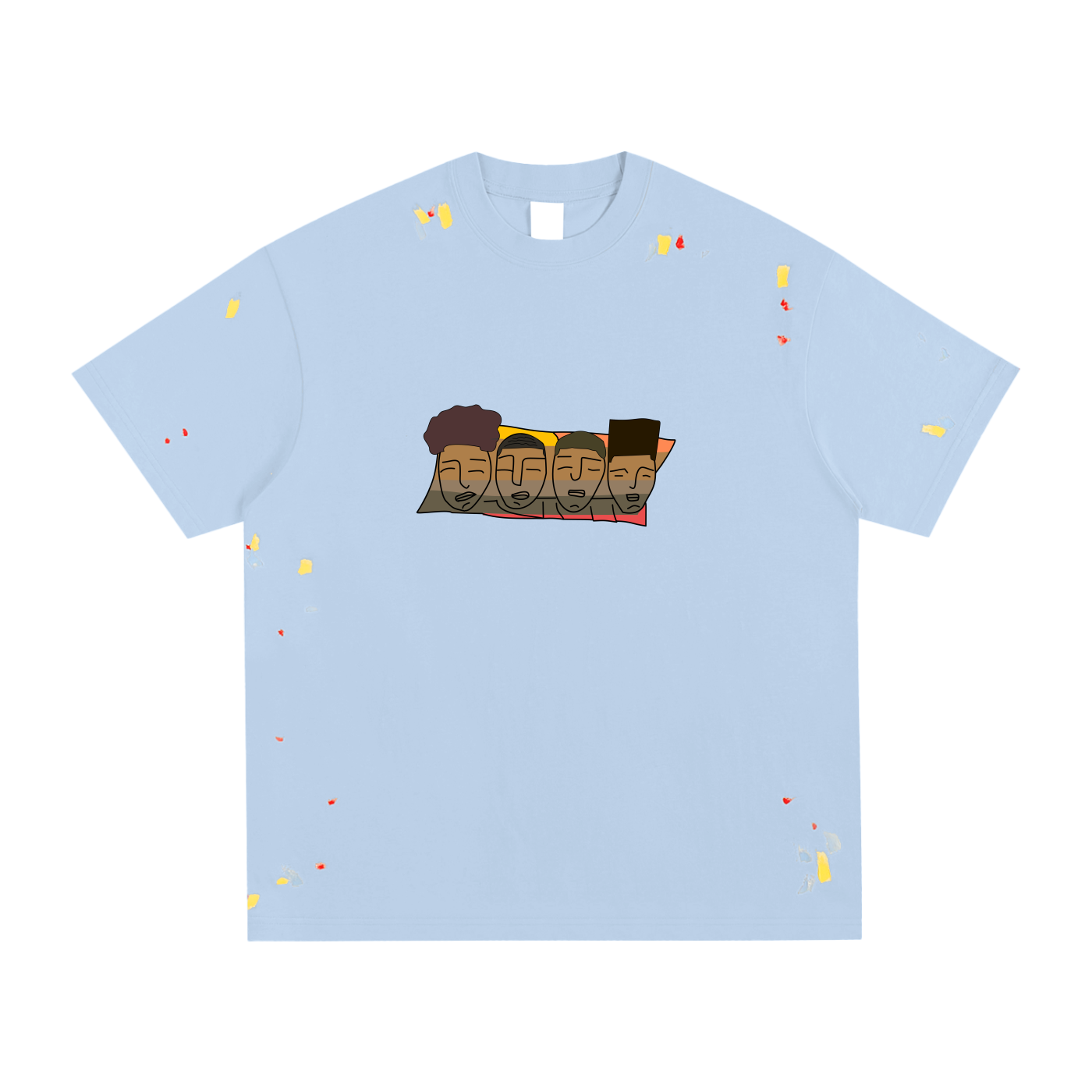 Mount Rushmore Paint Tee