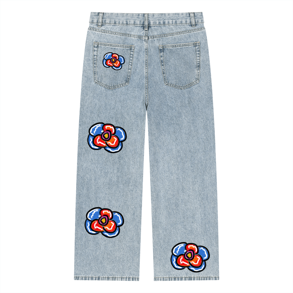 Flowery Jeans