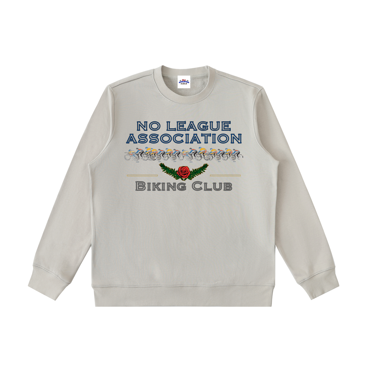 NLA Biking Club Heavyweight Crewneck  Sweatshirt